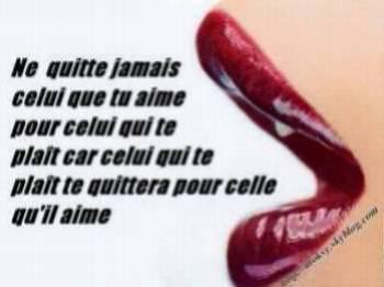 CONSEIL D'UNE AMIE